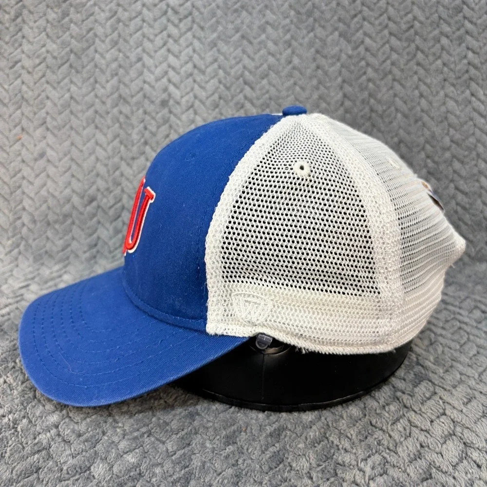 Top of the World Kansas Jayhawks KU Trucker Hat Blue White Snapback Cap 6016